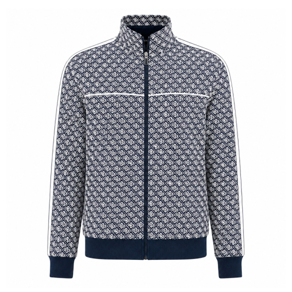 Guess Vestes en maille et pulls Bleu marine - VESTE PARIMO COL MONTANT ET FERMETURE CLAIR INTGRALE - L - Ref 108 €
